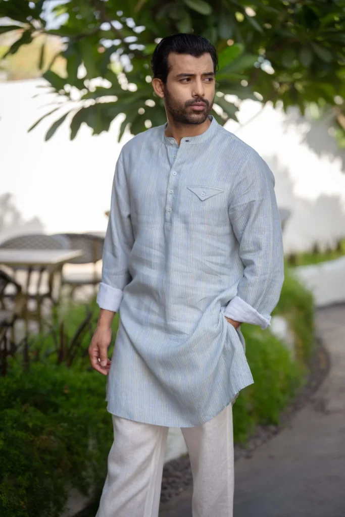 White Linen Kurta